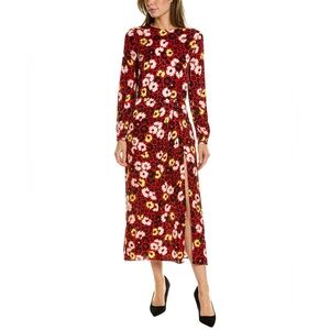 NWT THE KOOPLES Floral Red and Yellow Dress